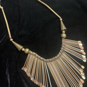 Vintage ecclectic boho statement necklace